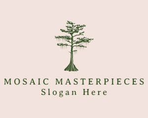 Green Willow Tree Forest logo design