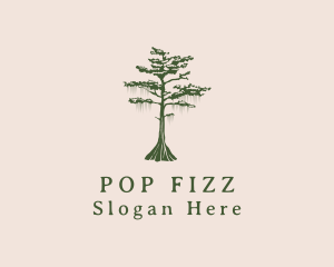 Green Willow Tree Forest logo design