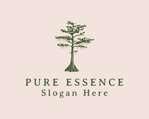 Green Willow Tree Forest logo design