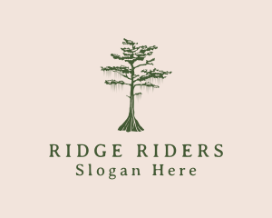 Green Willow Tree Forest logo design