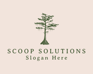 Green Willow Tree Forest logo design