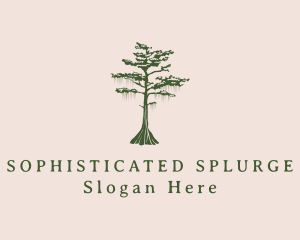 Green Willow Tree Forest logo design