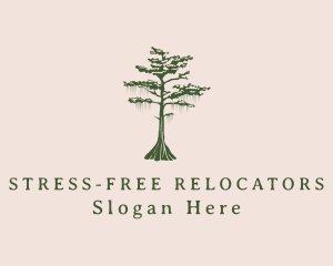 Green Willow Tree Forest logo design