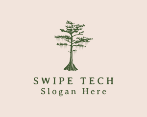 Green Willow Tree Forest logo design