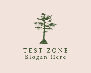 Green Willow Tree Forest logo design