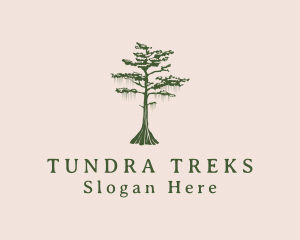 Green Willow Tree Forest logo design