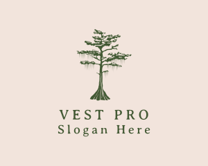 Green Willow Tree Forest logo design