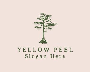 Green Willow Tree Forest logo design