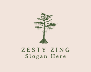 Green Willow Tree Forest logo design