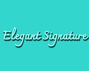 Generic Elegant Script logo design