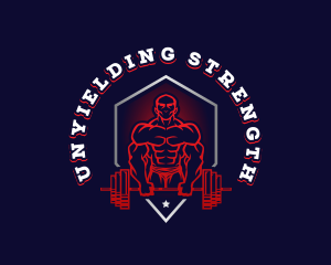 Barbell Weightlifting Gym logo