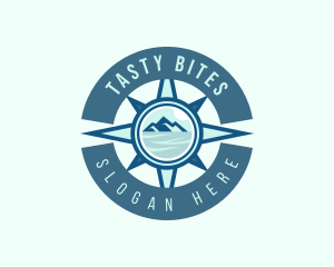 Compass Navigation Mountain logo
