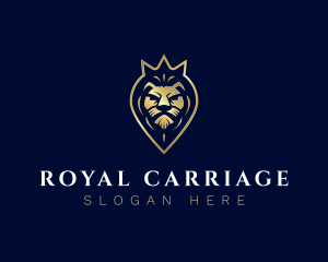 Royal Lion Crown logo design