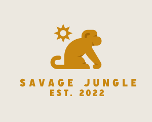 Sun Wild Monkey logo design