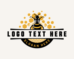 Insect Honeycomb Bee logo