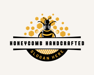 Insect Honeycomb Bee logo