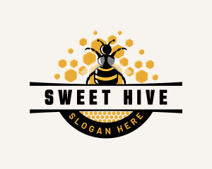 Insect Honeycomb Bee logo