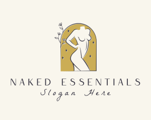 Naked Body Aesthetic  logo design