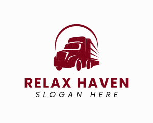 Haulage Truck Transport Logo