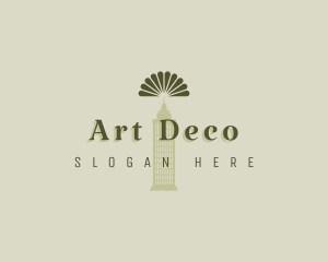 Art Deco City Bistro logo design