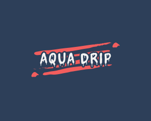 Artistic Paint Drip logo
