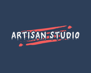 Artistic Paint Drip logo design