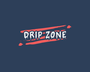 Artistic Paint Drip logo design