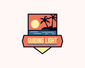 Summer Beach Coast logo design