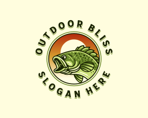 Mississippi Fish Bass logo design