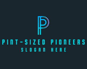 Generic Tech Letter P logo design