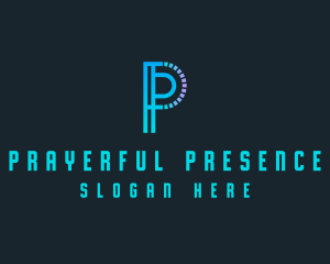 Generic Tech Letter P logo design