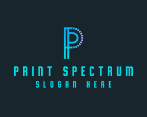 Generic Tech Letter P logo design