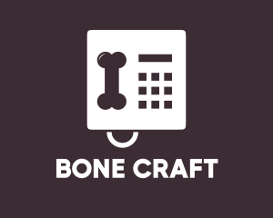 Pet Bone Phone logo design