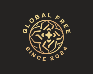 Golden Global Sphere logo design