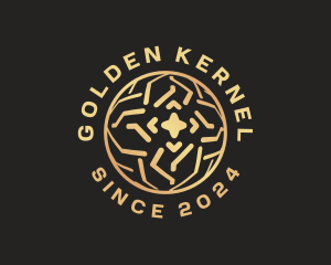 Golden Global Sphere logo design