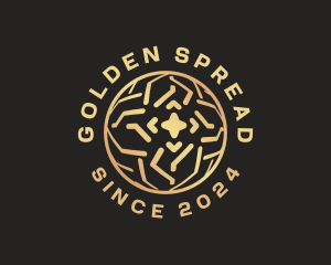 Golden Global Sphere logo design