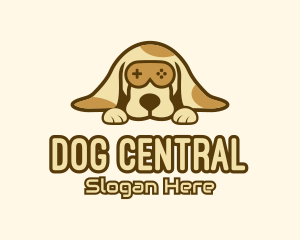 Brown Dog Game Controller logo design