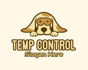 Brown Dog Game Controller logo design