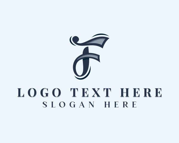 Fancy logo example 3