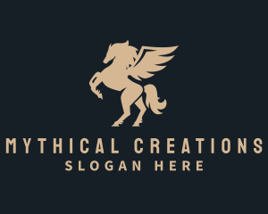 Premium Business Pegasus logo design