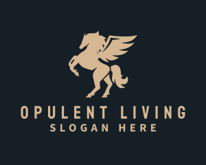 Premium Business Pegasus logo design