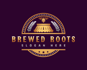 Liquor Brewery Barrel logo