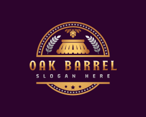 Liquor Brewery Barrel logo design