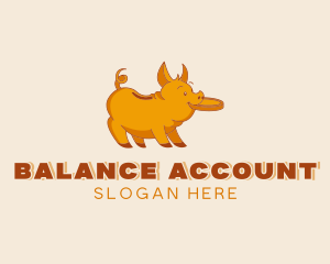 Pig Coin Savings logo design