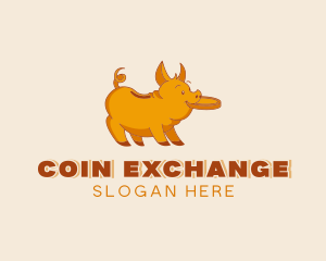 Pig Coin Savings logo design