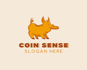 Pig Coin Savings logo design