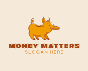 Pig Coin Savings logo design