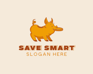 Pig Coin Savings logo design