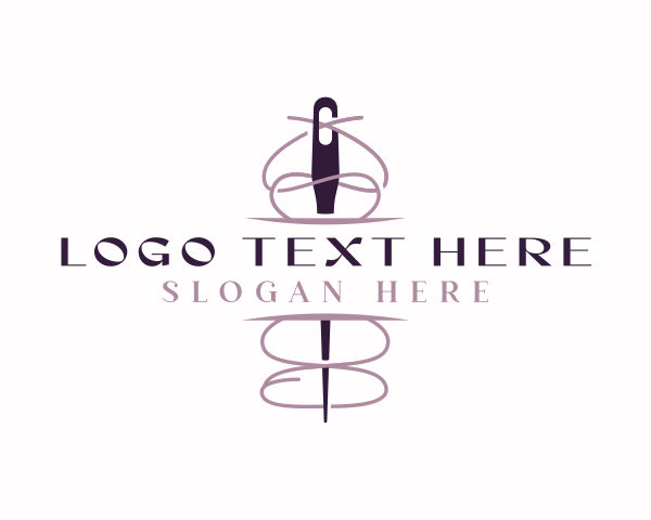 Needle Seamstress Dressmaking logo