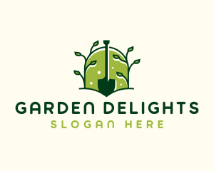 Plant Shovel Landscaping logo design